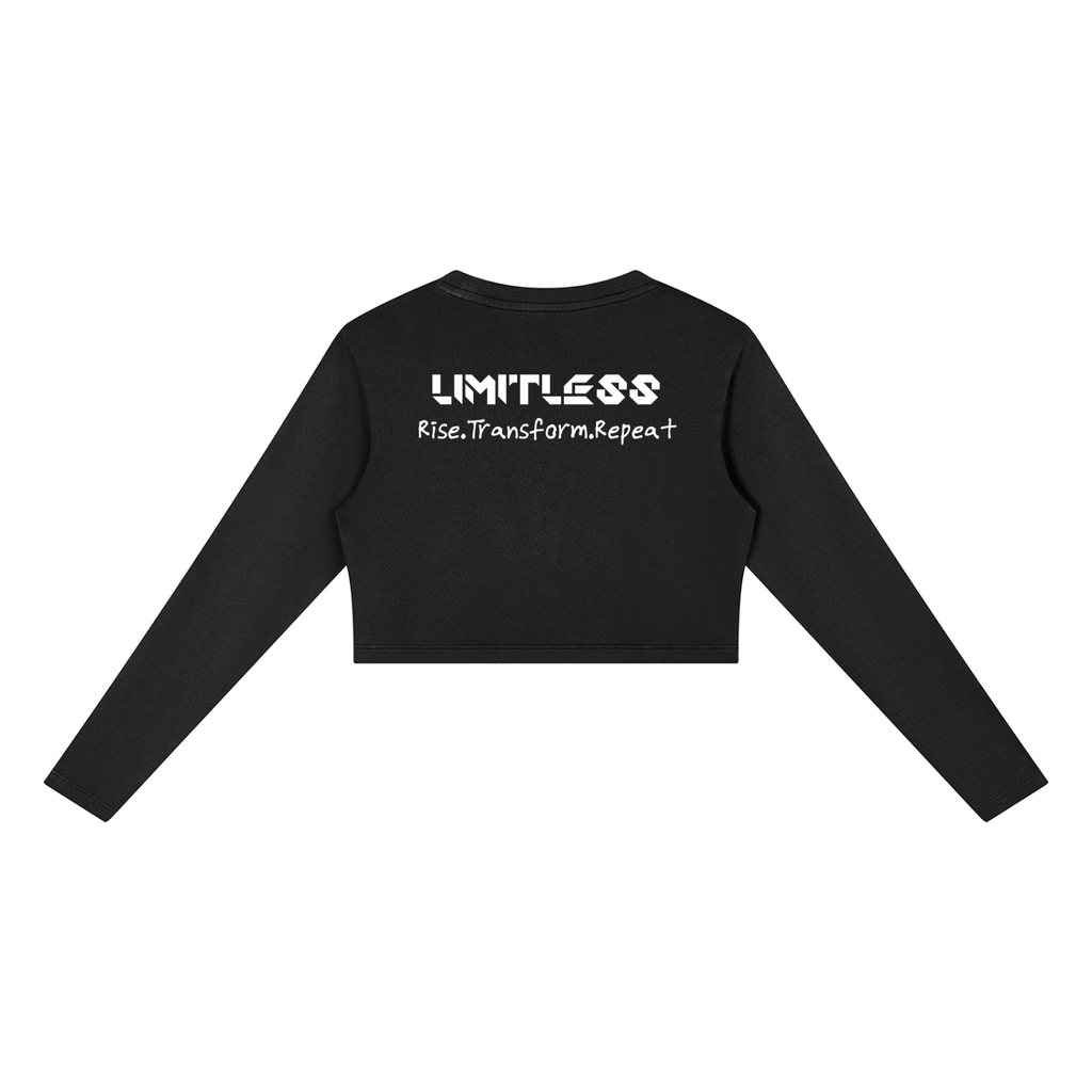 ♾️ INFINITY Phoenix Limitless Crop Sweatshirt