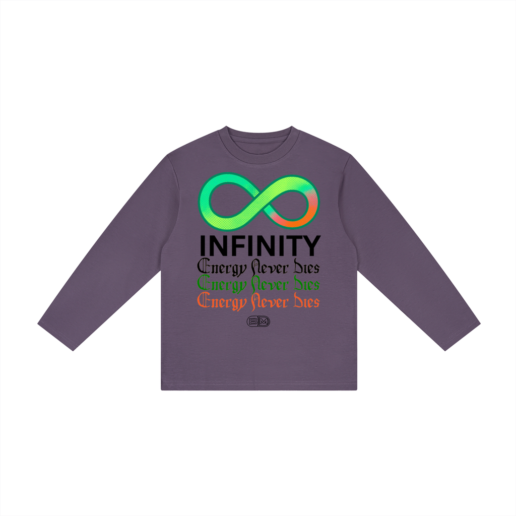 Kid's Drop Shoulder Long Sleeve T-Shirt