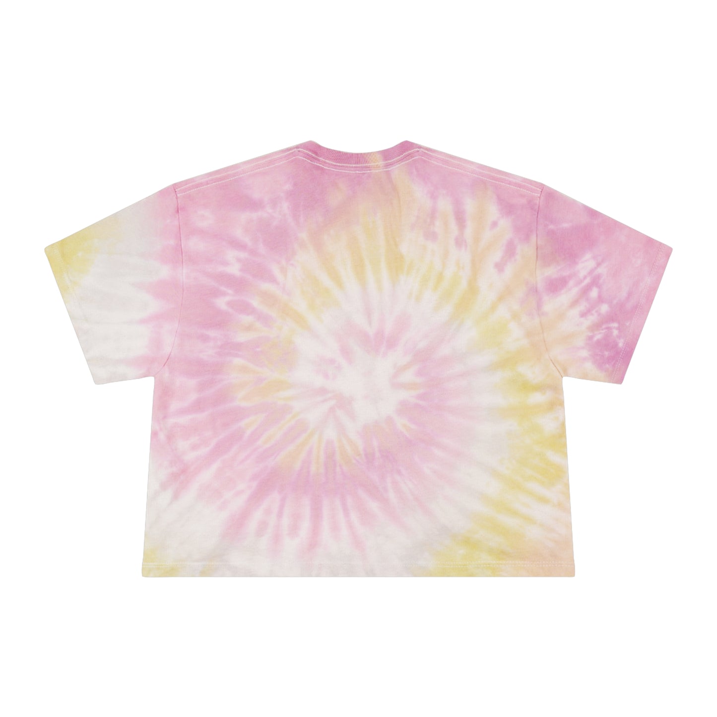 Women's Live Loud Tie-Dye  Cropped Tee