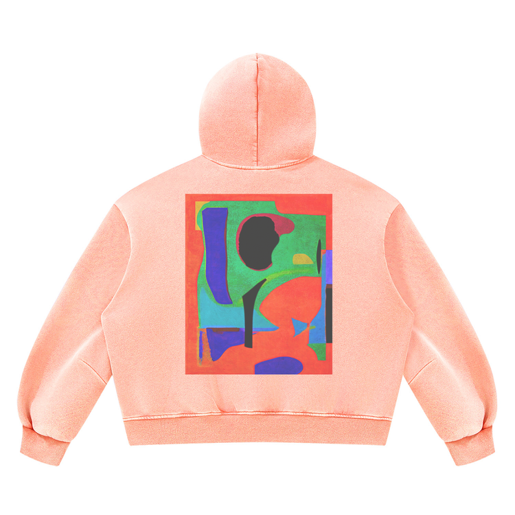 Blǔr abstract  hoodie
