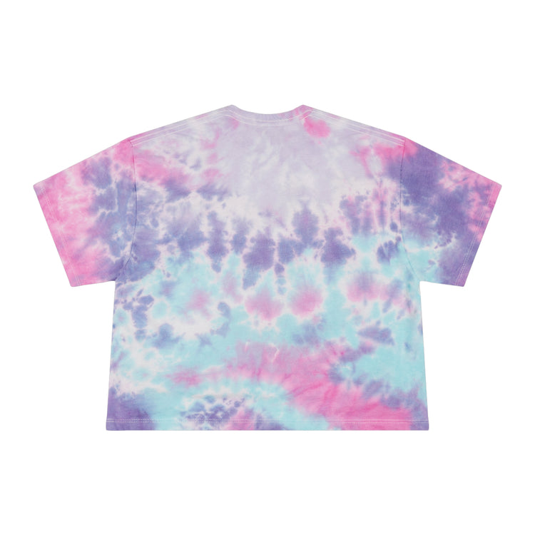 Women's Live Loud Tie-Dye  Cropped Tee