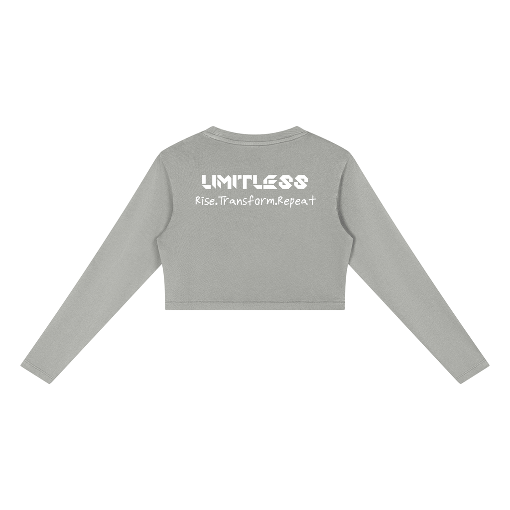 ♾️ INFINITY Phoenix Limitless Crop Sweatshirt