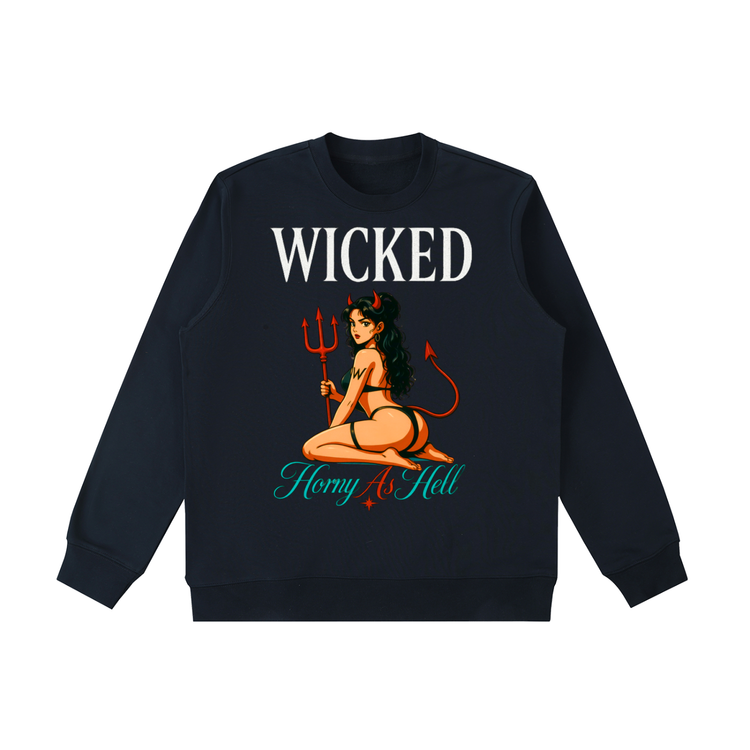 WICKED “Horny As Hell” Crewneck