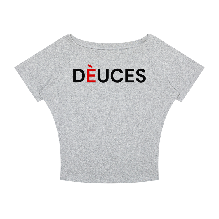 DÈUCES "Classic Signature" Boatneck  T-Shirt
