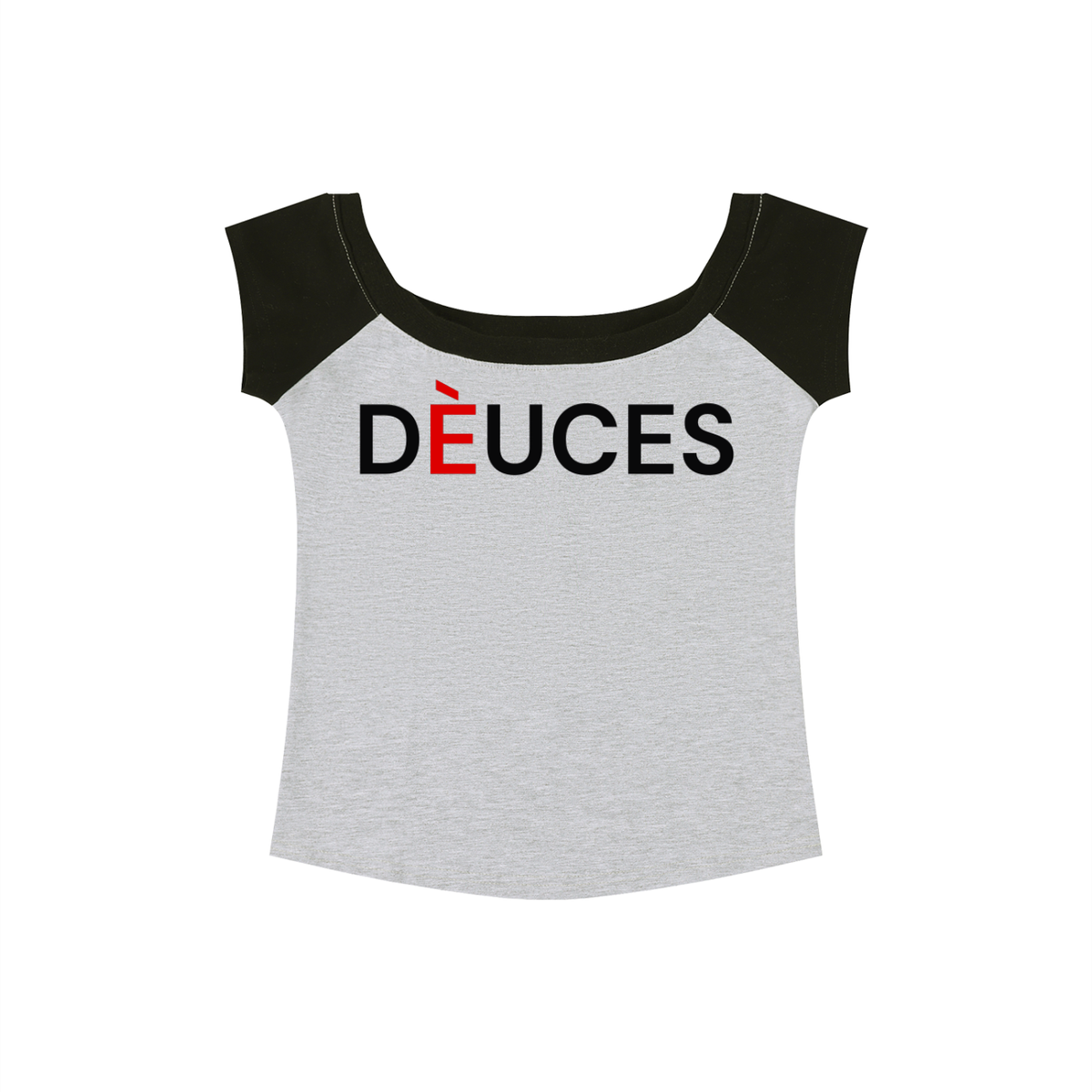 DÈUCES "Pretty Jane"Color Block T-Shirt