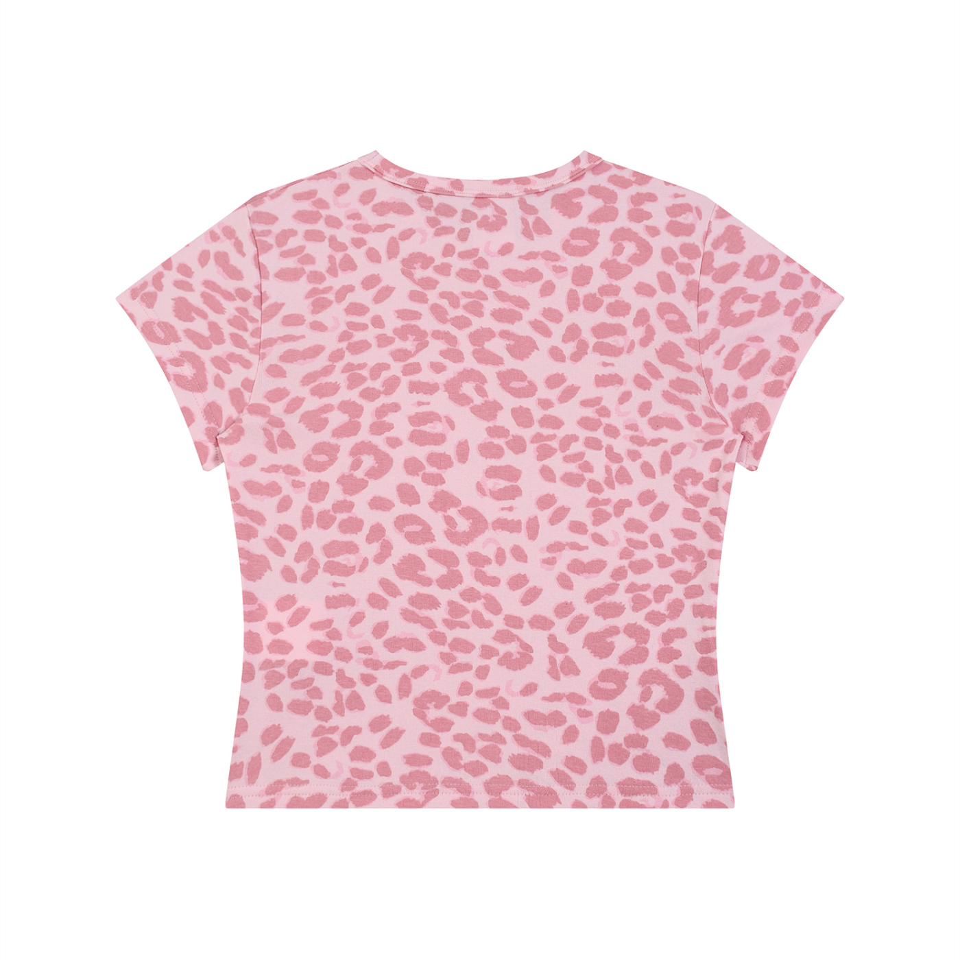 DÈUCES Leopard Crop Tee