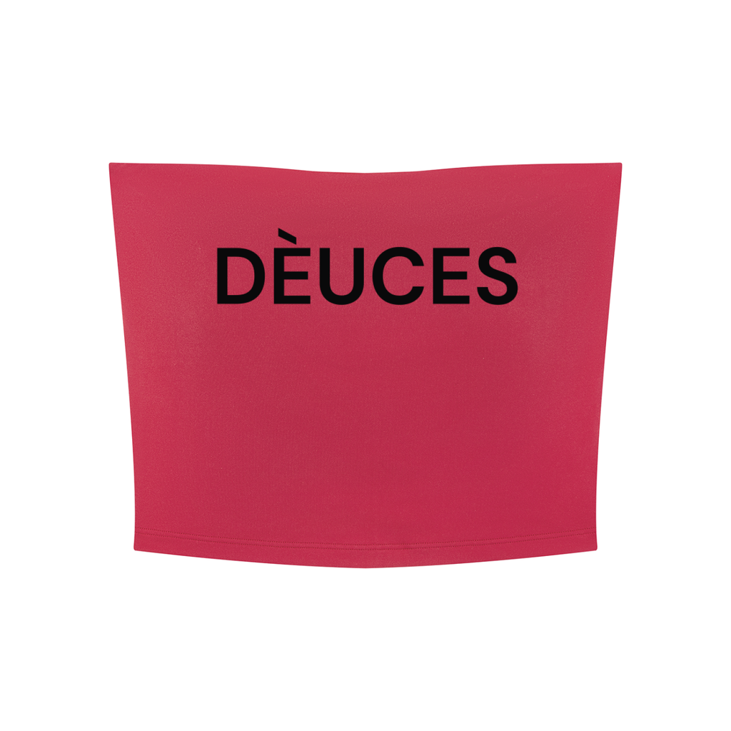 DÈUCES Cropped Tube Top