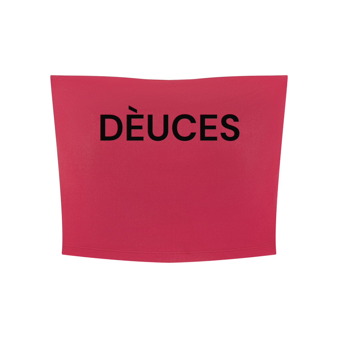 DÈUCES Cropped Tube Top