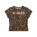 DÈUCES Leopard Crop Tee