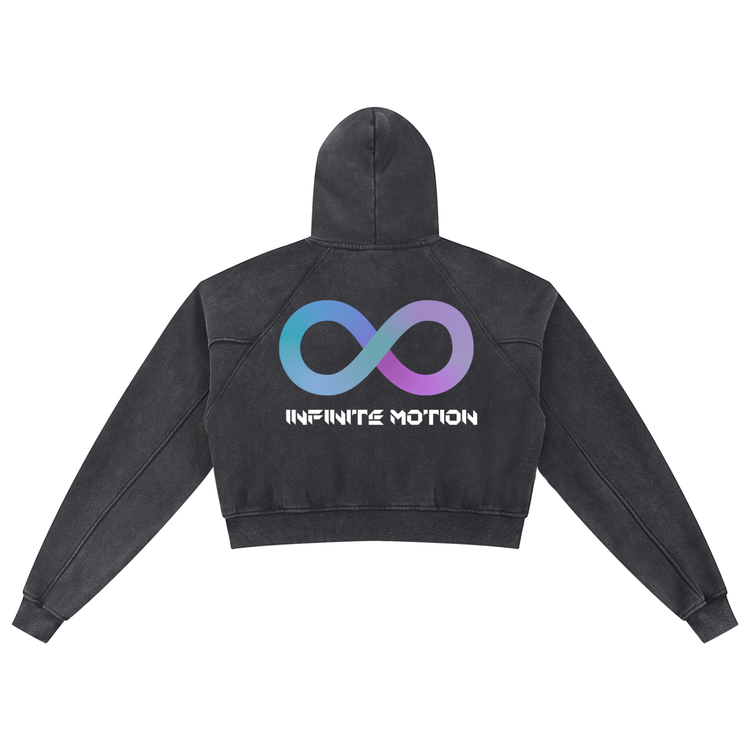Loud Livin Infinite Motion Cropped Hoodie