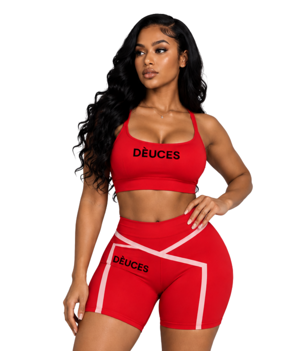 DÈUCES "Elite" yoga shorts