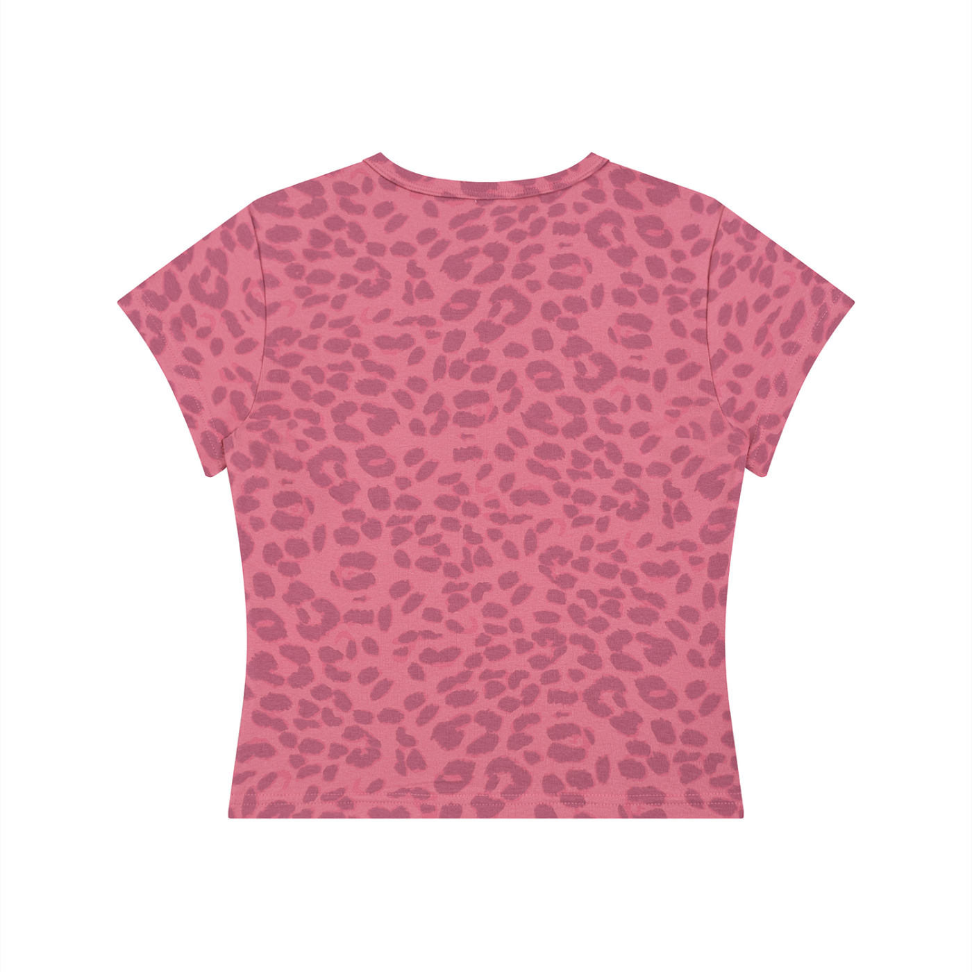 DÈUCES Leopard Crop Tee