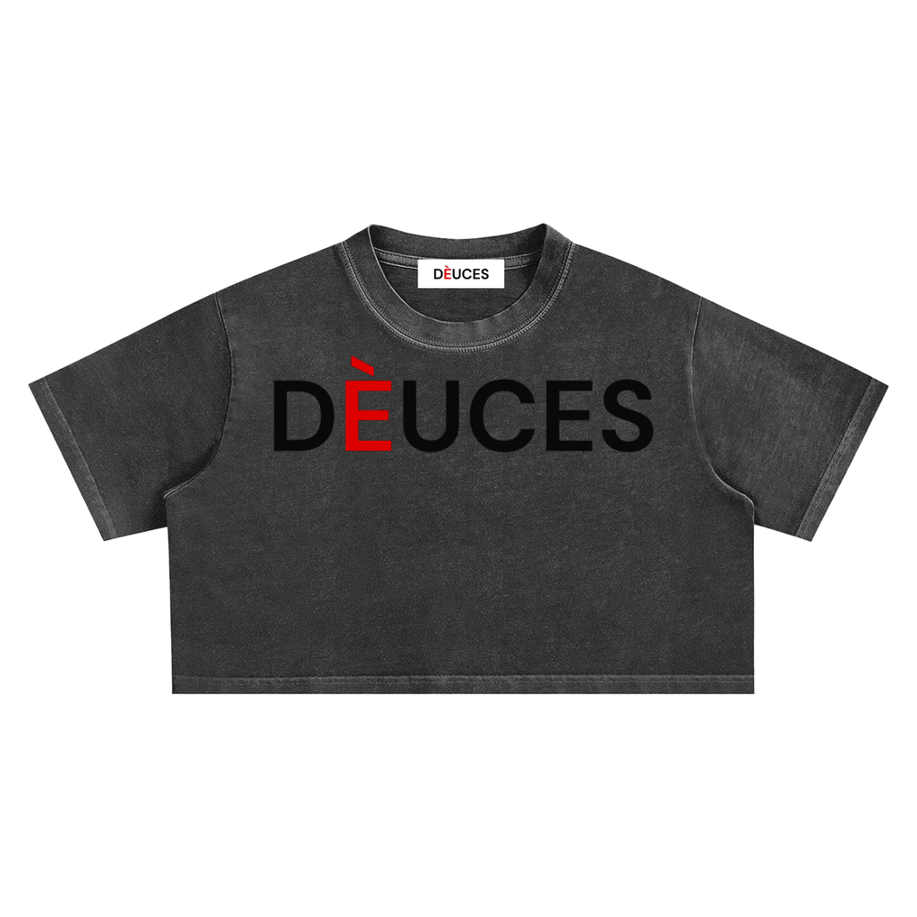 DÈUCES Signature Crop Tee