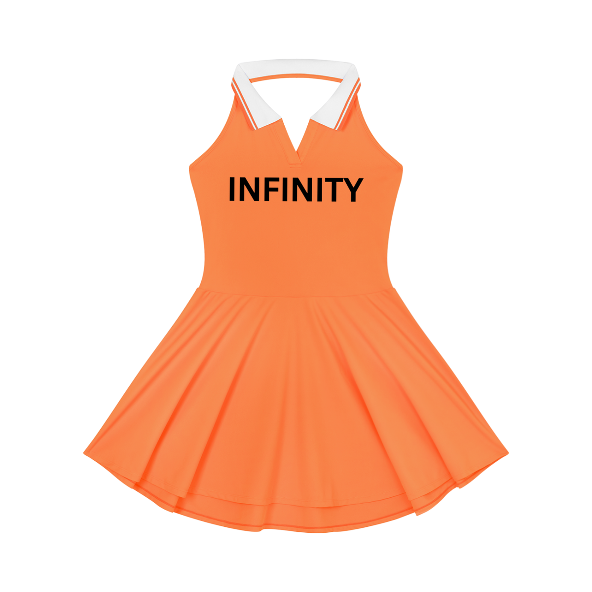 loudlivin,infinity,womens,sportdress,tennisdress,performance,sport,athelethic,tennis,black,fashion,club,classic
