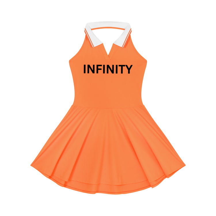 loudlivin,infinity,womens,sportdress,tennisdress,performance,sport,athelethic,tennis,black,fashion,club,classic