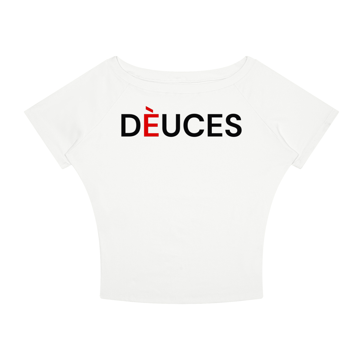 DÈUCES "Classic Signature" Boatneck  T-Shirt