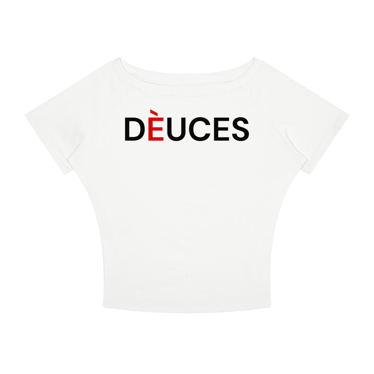 DÈUCES "Classic Signature" Boatneck  T-Shirt