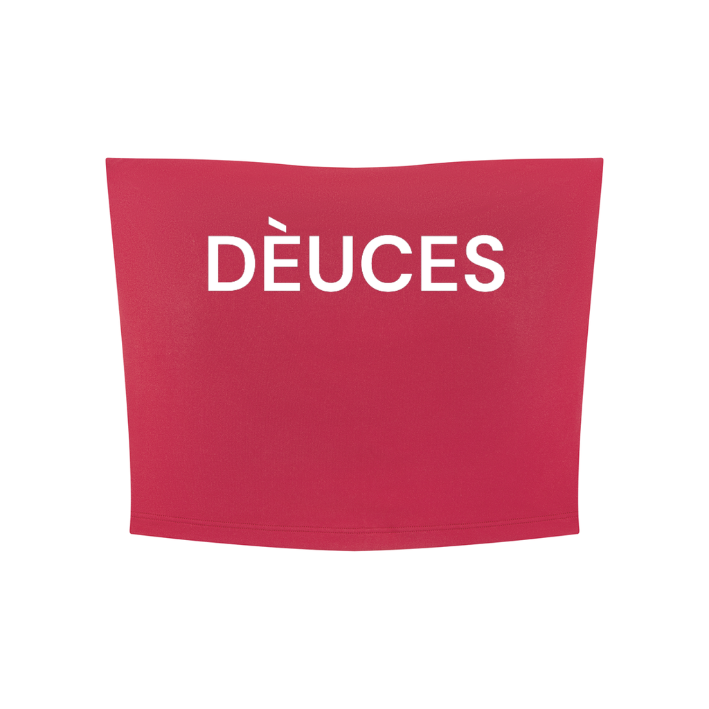 DÈUCES Cropped Tube Top
