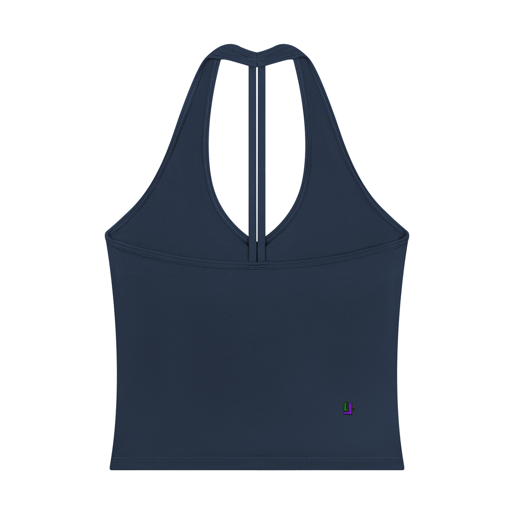DÈUCES Halter V-Neck  Top