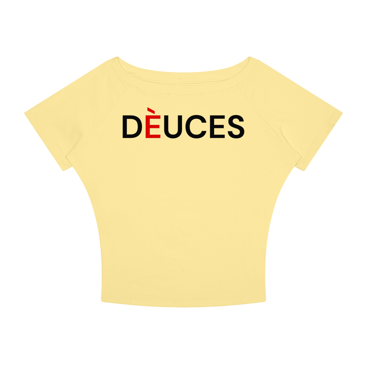 DÈUCES "Classic Signature" Boatneck  T-Shirt