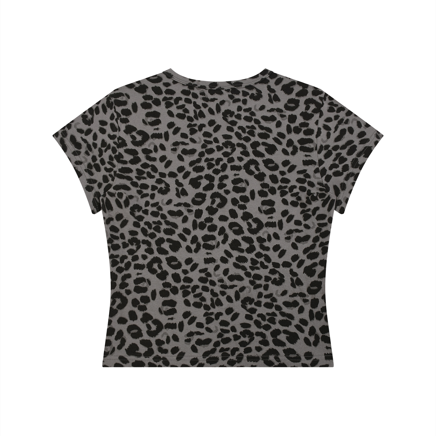 DÈUCES Leopard Crop Tee