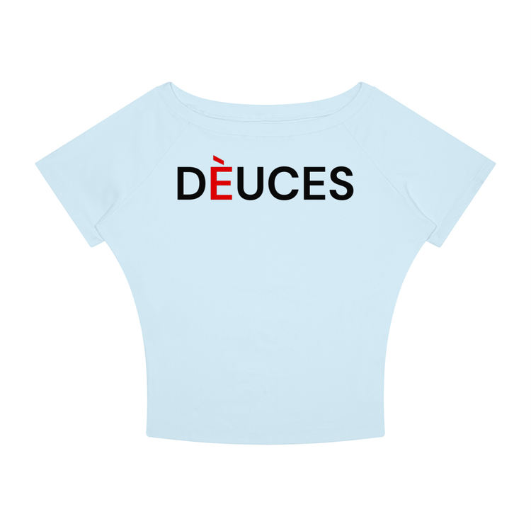 DÈUCES "Classic Signature" Boatneck  T-Shirt