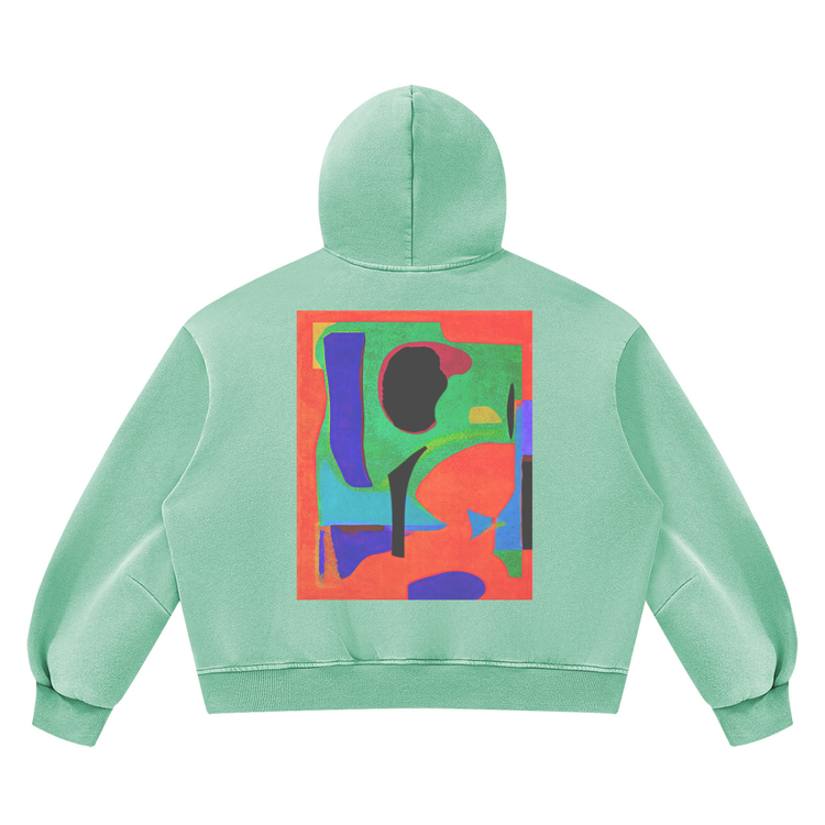 Blǔr abstract  hoodie