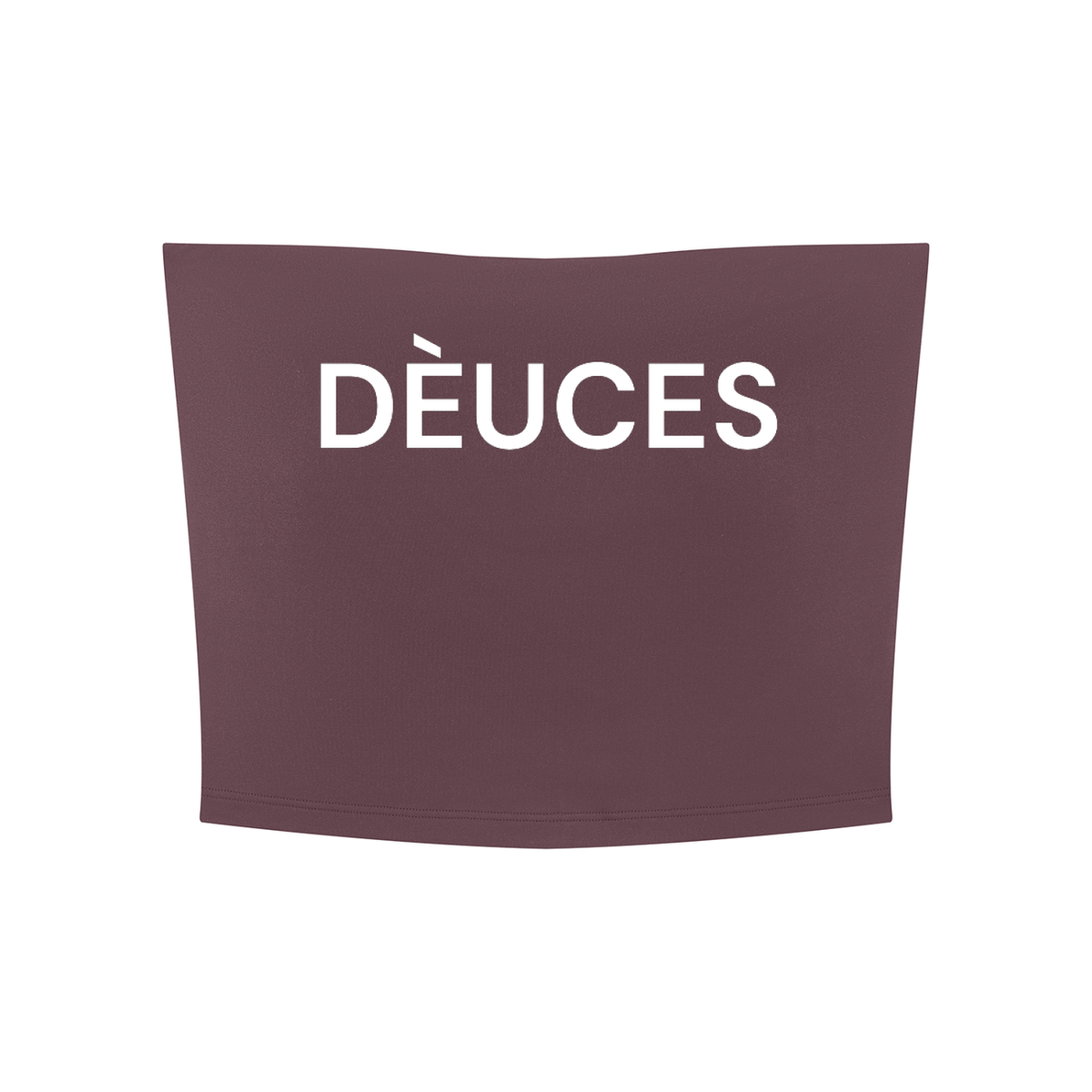 DÈUCES "Classic Jane" Cropped Tube Top