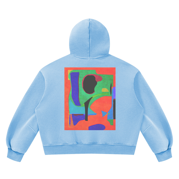 Blǔr abstract  hoodie
