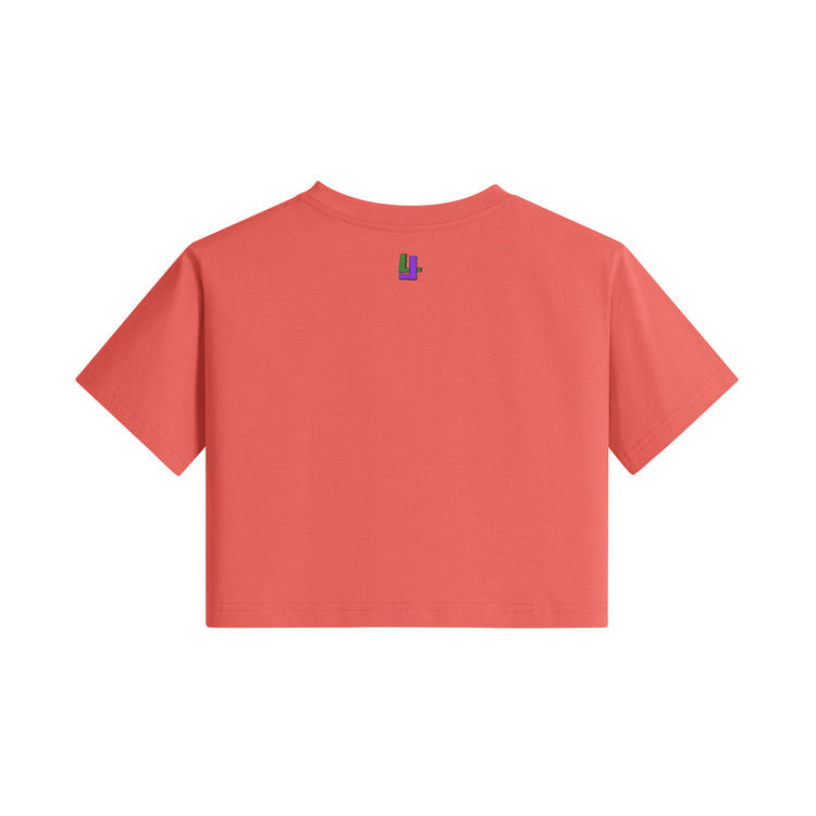 Loud Livin Deuces Crop Top T-shirt