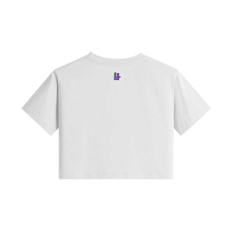 Loud Livin Deuces Crop Top T-shirt